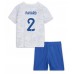 Billige Frankrig Benjamin Pavard #2 Børnetøj Udebanetrøje til baby VM 2022 Kortærmet (+ korte bukser)